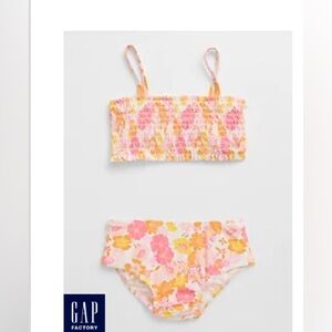 Baby Gap Multi Floral Two-Piece Swimsuit